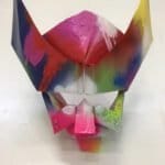 "Maschera Multicolor" spray su pvc (dimensioni variabili) 2025