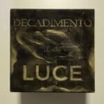 "Decadimento della luce" fumo sul legno 20x20x10cm 2018